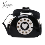 Xajzpa - Stylish Women Telephone Shaped Crossbody Pu Leather Shoulder Bag Female Casual Handbag