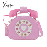 Xajzpa - Stylish Women Telephone Shaped Crossbody Pu Leather Shoulder Bag Female Casual Handbag