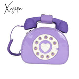 Xajzpa - Stylish Women Telephone Shaped Crossbody Pu Leather Shoulder Bag Female Casual Handbag