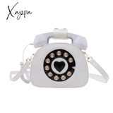 Xajzpa - Stylish Women Telephone Shaped Crossbody Pu Leather Shoulder Bag Female Casual Handbag