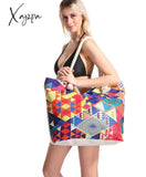 Xajzpa - Summer Bag Bohemian Multifunctional Waterproof Beach Swimsuit Storage Wash Portable