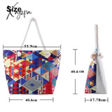 Xajzpa - Summer Bag Bohemian Multifunctional Waterproof Beach Swimsuit Storage Wash Portable