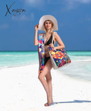 Xajzpa - Summer Bag Bohemian Multifunctional Waterproof Beach Swimsuit Storage Wash Portable