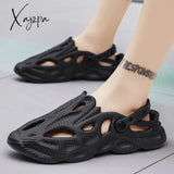 Xajzpa - Summer Men Slippers Comfortable Platform Outdoor Sandals Clogs Beach Flip Flops Male