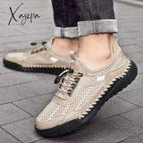 Xajzpa - Summer Men’s Casual Shoes Breathable Outdoor Mountain Chaussure Hommes Fashion Platform