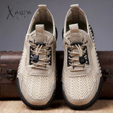 Xajzpa - Summer Men’s Casual Shoes Breathable Outdoor Mountain Chaussure Hommes Fashion Platform