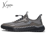 Xajzpa - Summer Men’s Casual Shoes Breathable Outdoor Mountain Chaussure Hommes Fashion Platform