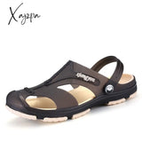 Xajzpa - Summer Men’s Slippers 8 Slip-On Garden Shoes Breathable Man Sandals Plus Size Male Beach