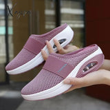 Xajzpa - Summer Sandals Fashion Platform Slippers Outdoor Casual Flip Flops Wedge Women Flats Mesh