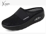 Xajzpa - Summer Sandals Fashion Platform Slippers Outdoor Casual Flip Flops Wedge Women Flats Mesh