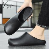 Xajzpa - Summer Slippers Men Indoor Eva 2023 Flats Sandals Trend Slides Light Beach Shoes Home Size