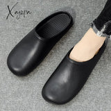 Xajzpa - Summer Slippers Men Indoor Eva 2023 Flats Sandals Trend Slides Light Beach Shoes Home Size