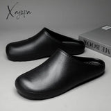 Xajzpa - Summer Slippers Men Indoor Eva 2023 Flats Sandals Trend Slides Light Beach Shoes Home Size