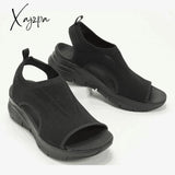 Xajzpa - Summer Sport Sandals Washable Slingback Orthopedic Slide Women Platform Soft Wedges Shoes