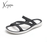 Xajzpa - Summer Thicken Sandals Slip On Woman Croc Anti-Skid Hole Jelly Shoes Flat Garden Beach