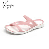 Xajzpa - Summer Thicken Sandals Slip On Woman Croc Anti-Skid Hole Jelly Shoes Flat Garden Beach