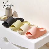 Xajzpa - Summer Women Cute Cartoon Slides Platform Flat Heel Eva Sole Soft Non Slip Lightweight