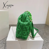 Xajzpa - Thick Chain Luxury Designer Bag Women 2023 Spring Purse And Handbags Small Pu Leather