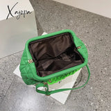 Xajzpa - Thick Chain Luxury Designer Bag Women 2023 Spring Purse And Handbags Small Pu Leather