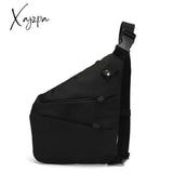 Xajzpa - Thin Nylon Chest Bag For Men Ipad Pocket Belt Man Black Tactical Sling Phone Wallet Purses