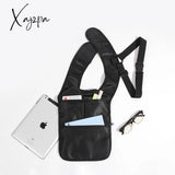 Xajzpa - Thin Nylon Chest Bag For Men Ipad Pocket Belt Man Black Tactical Sling Phone Wallet Purses