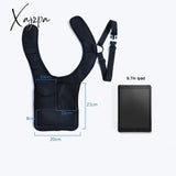 Xajzpa - Thin Nylon Chest Bag For Men Ipad Pocket Belt Man Black Tactical Sling Phone Wallet Purses