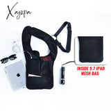 Xajzpa - Thin Nylon Chest Bag For Men Ipad Pocket Belt Man Black Tactical Sling Phone Wallet Purses