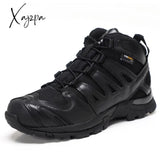 Xajzpa - Top Quality Men Hiking Boots New Autumn Winter Brand Outdoor Mens Sport Cool Trekking