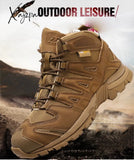 Xajzpa - Top Quality Men Hiking Boots New Autumn Winter Brand Outdoor Mens Sport Cool Trekking