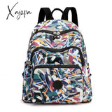 Xajzpa - Travel Nylon Women Backpack Casual Waterproof Youth Lady School Bag Female Daypack