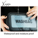 Xajzpa - Travel Storage Toiletry Organize Women Waterproof Pvc Cosmetic Portable Bag Transparent