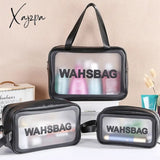 Xajzpa - Travel Storage Toiletry Organize Women Waterproof Pvc Cosmetic Portable Bag Transparent