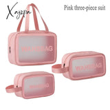 Xajzpa - Travel Storage Toiletry Organize Women Waterproof Pvc Cosmetic Portable Bag Transparent