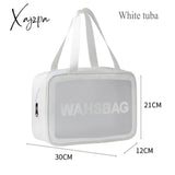 Xajzpa - Travel Storage Toiletry Organize Women Waterproof Pvc Cosmetic Portable Bag Transparent