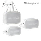 Xajzpa - Travel Storage Toiletry Organize Women Waterproof Pvc Cosmetic Portable Bag Transparent