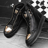 Xajzpa Trend Shoes Men Luxury Men’s Boots High Quality Mens Casual For Top Safety Chelsea Chunky