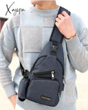 Jsvery 2022 Unisex External USB Charge Chest Bags Male Men Chest Waist Pack Antitheft Travel Crossbody Bags For Men Sling Shoulder Bag jsvery