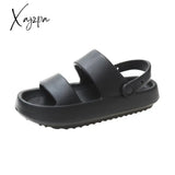 Xajzpa - Unisex Thick Sole Slipper Fashion Beach Sandals Men Women Anti-Slip Waterproof Flip Flops