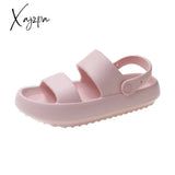 Xajzpa - Unisex Thick Sole Slipper Fashion Beach Sandals Men Women Anti-Slip Waterproof Flip Flops