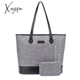 Xajzpa - Utotebag Women 15.6 Inch Laptop Tote Bag Notebook Shoulder Lightweight Multi-Pocket Nylon