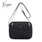 Xajzpa - Versatile Small Crossbody Bag For Women Casual Design Waterproof Nylon Shoulder Bag Travel Black Purs And Handbag Sac Flap