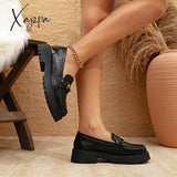 Xajzpa - Vintage Classic Commute Platform & Wedge Mary Janes