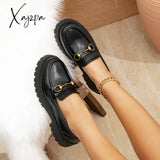 Xajzpa - Vintage Classic Commute Platform & Wedge Mary Janes