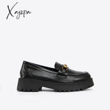 Xajzpa - Vintage Classic Commute Platform & Wedge Mary Janes