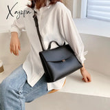 Xajzpa - Vintage Fashion Female Tote Bag New High Quality Pu Leather Women’s Designer Handbag