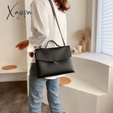 Xajzpa - Vintage Fashion Female Tote Bag New High Quality Pu Leather Women’s Designer Handbag