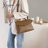 Xajzpa - Vintage Fashion Female Tote Bag New High Quality Pu Leather Women’s Designer Handbag