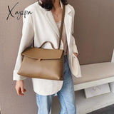 Xajzpa - Vintage Fashion Female Tote Bag New High Quality Pu Leather Women’s Designer Handbag