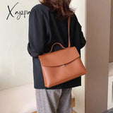 Xajzpa - Vintage Fashion Female Tote Bag New High Quality Pu Leather Women’s Designer Handbag