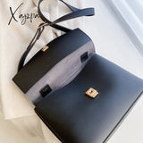 Xajzpa - Vintage Fashion Female Tote Bag New High Quality Pu Leather Women’s Designer Handbag